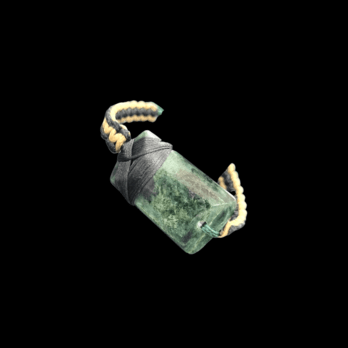 Hand Crafted New Zealand Greenstone Pounamu Toki Bracelet