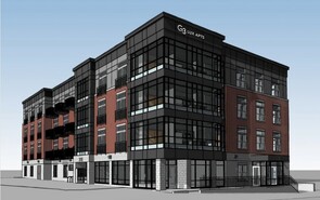G3 Apartments - New construction of a muti family apartment building located in Bloomington, Indiana