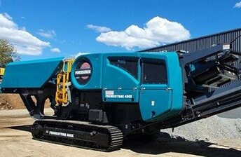 powerscreen premiertrak pt400x jaw crusher