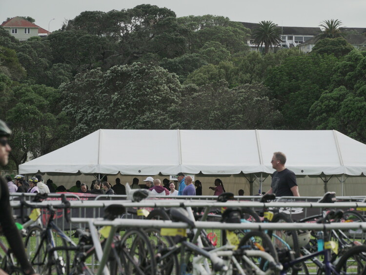 Marquee set-up for Iron Maori event - Marquee hire Auckland