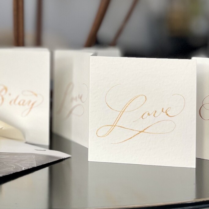 Showcasing a collection of our distinctive mini card and envelope sets