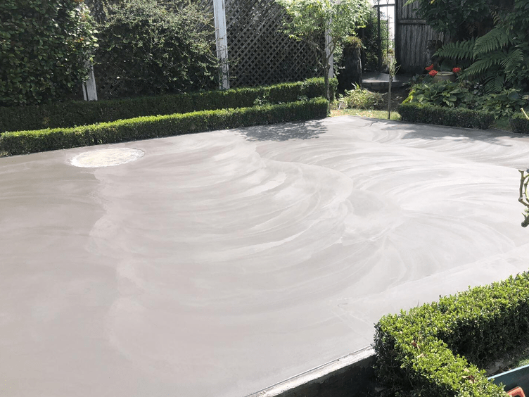 Large concrete pad