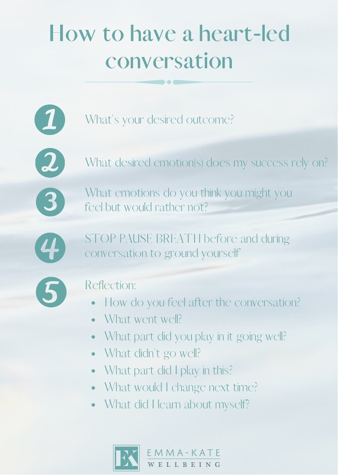 How to have a heart-led conversation