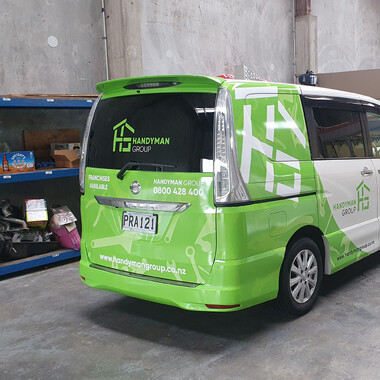 Fleet vehicle graphics installed by Sign Logic