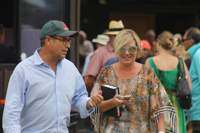 Brent and Cherry Taylor. Photo: NZ Racing Desk