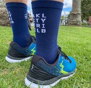 ACTC Socks - Toot Socks.  Email info@aucklandcitytri.co.nz to enquire.  $20