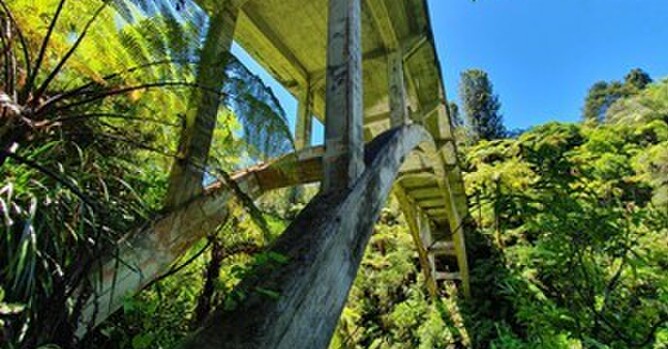 Concrete underneath the bridge is protected and was found to be in near-new condition