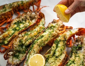 BBQ Crayfish &amp; Herb butter