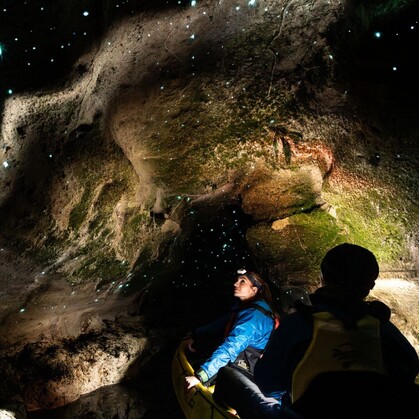 An image of the ‘Hobbiton cave’ you visited for size reference when telling your friends and whānau (family) how close you were able to get!