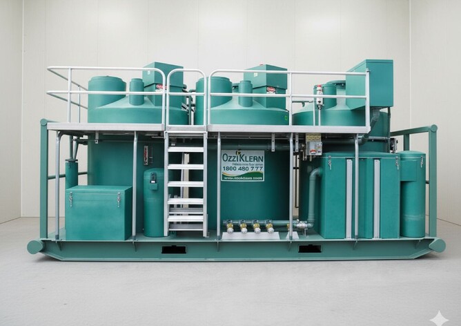 Ozzi Kleen commercial wastewater system