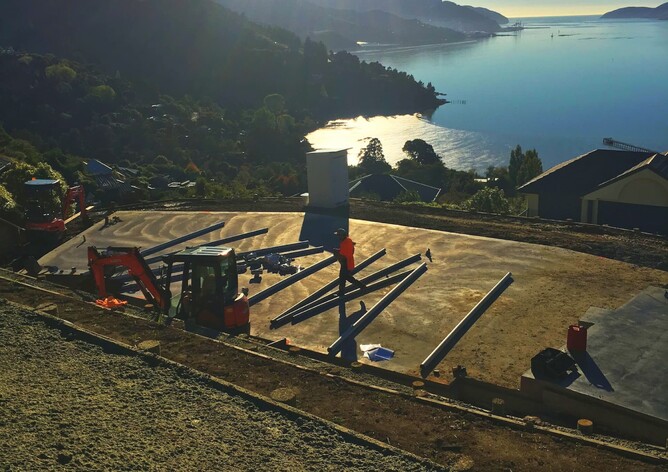 Drainpro putting in drainage