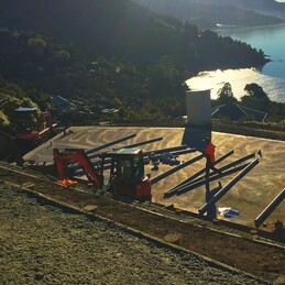 looking out over harbour