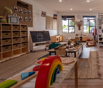 Inside the gorgeous sun-filled Early Learning Centre at Little Moas | Auckland Mt Wellington