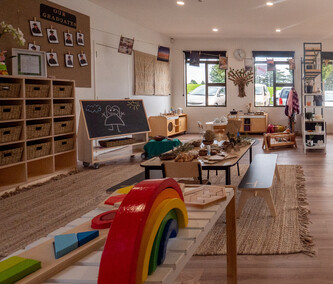 Inside the gorgeous sun-filled Early Learning Centre at Little Moas | Auckland Mt Wellington