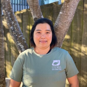 Lena the Chef at Little Moa's