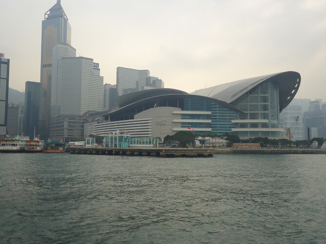 Hong Kong Exhibition Centre - Hotel back left