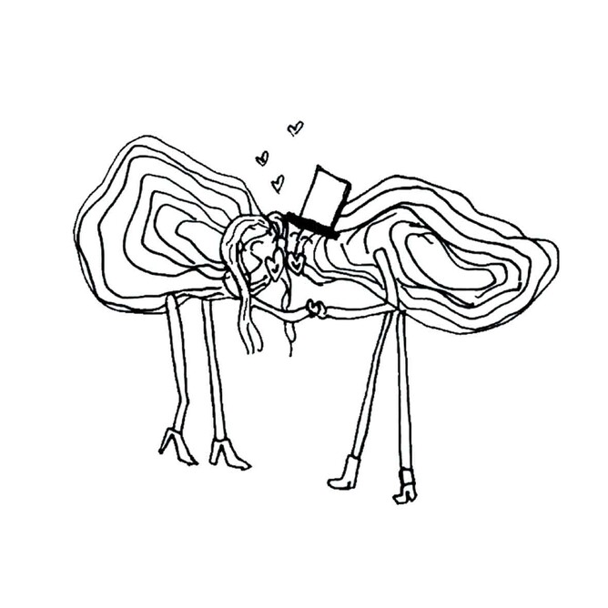 Drawing courtesy of Rachel Ink Art