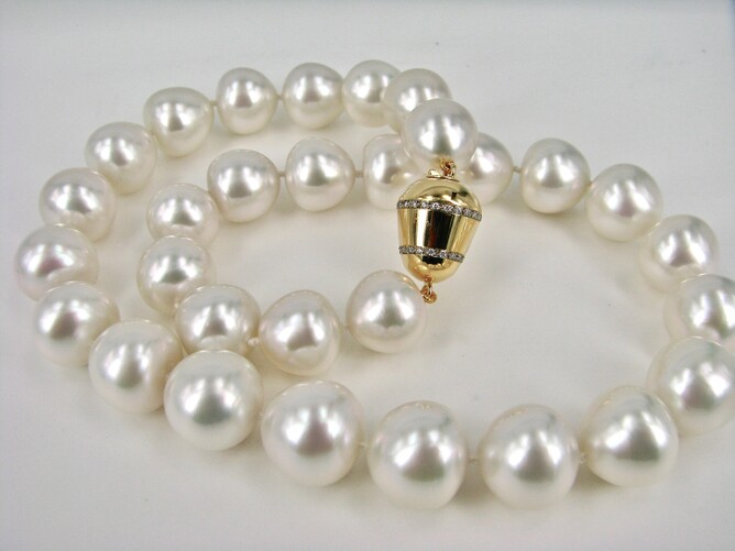 handmade pearl clasp