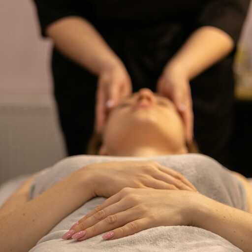 A massage bed all set up ready for a client to enjoy an Indulge massage.