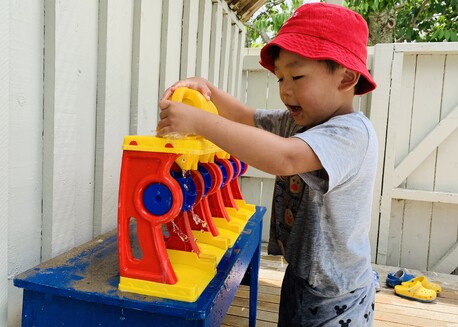 Lots of water play today