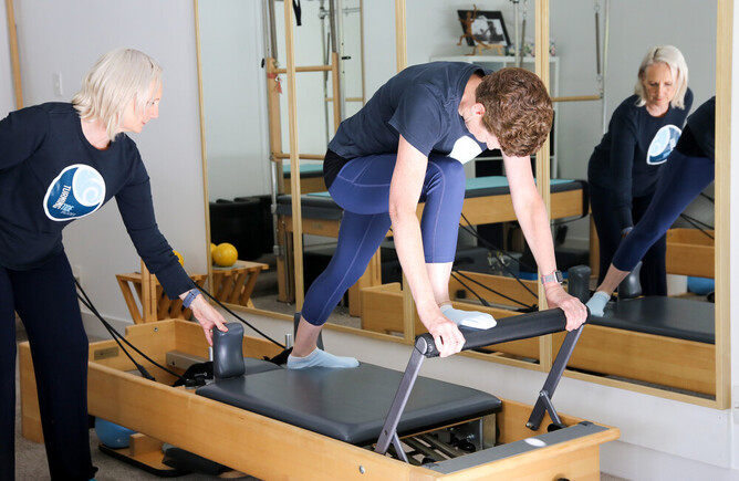 Group Reformer Pilates Class