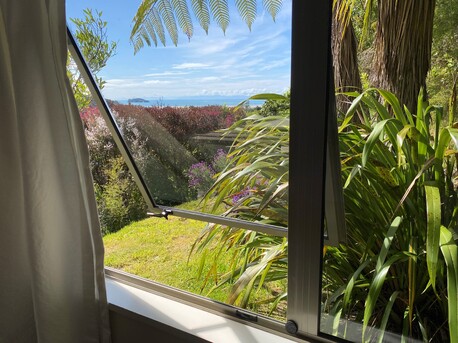 View from bedroom window