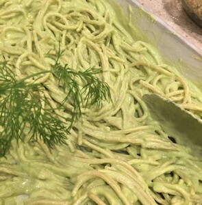 Mix pasta with the sauce