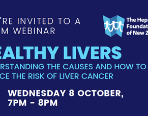 Webinar: Healthy livers: Understanding the causes and how to reduce the risk of liver cancer.