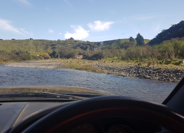 The Guys heading off on another Waterways job - who needs motorways and bridges!