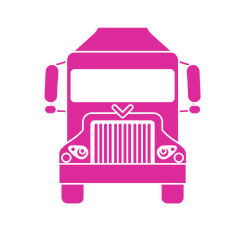 pink Truck Icon