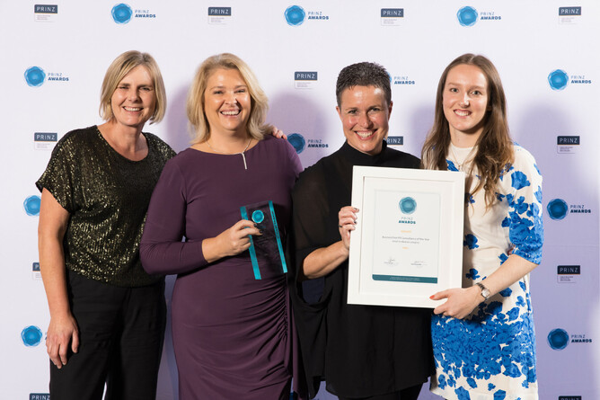 HMC Team winner PRINZ PR Consultancy of the Year