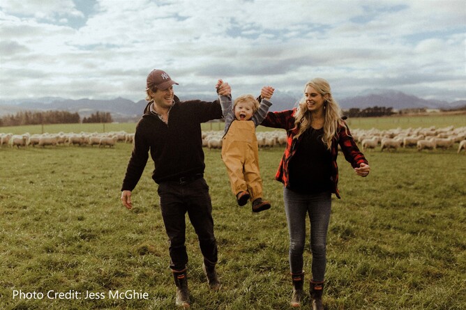 Angus, Elise and George Aitken