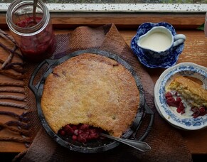 Fruit Sponge Pudding