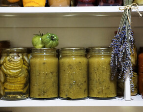Green Tomato Pasta Sauce