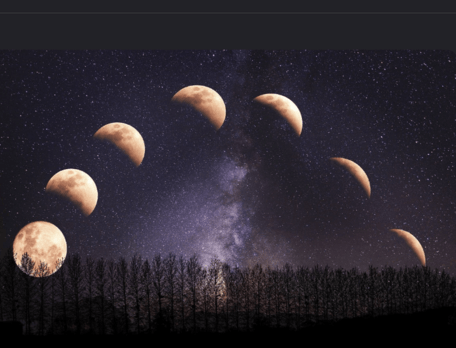 2025 Full and New Moons - dates & signs