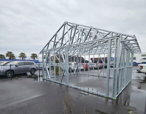 High-Quality Steel-Framed Sheds Built to Last