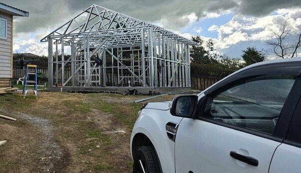 Quick Turnaround Steel Frame Garage Build by CH Engineering