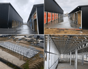 Hamilton Storage Facility Steel Frame Build