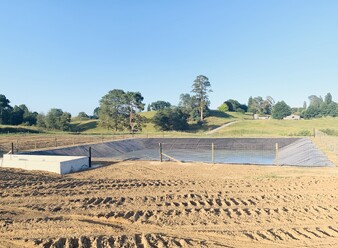 EFFLUENT POND CONSTRUCTION