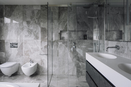 NEUTRAL MINIMALIST - Awarded and featured bathroom, kitchen and powder room, Parnell