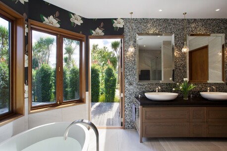 CONTEMPORARY GRAND - Featured bathrooms, kitchen, powder room and interior, Oratia