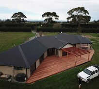 Kwila deck construction out in Sefton