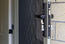 Pictured above: Security Door D Plate; a shield which surrounds your door preventing mesh damage.