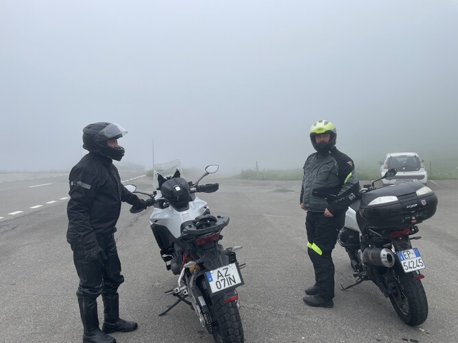 Bit of a white-out but roads were dry!