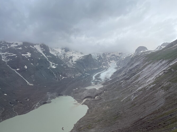 Sneak peek of the glacier.