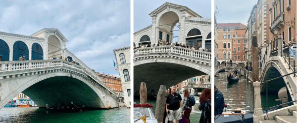 Venice, where a 1/2 hour Gondola ride = $360NZD