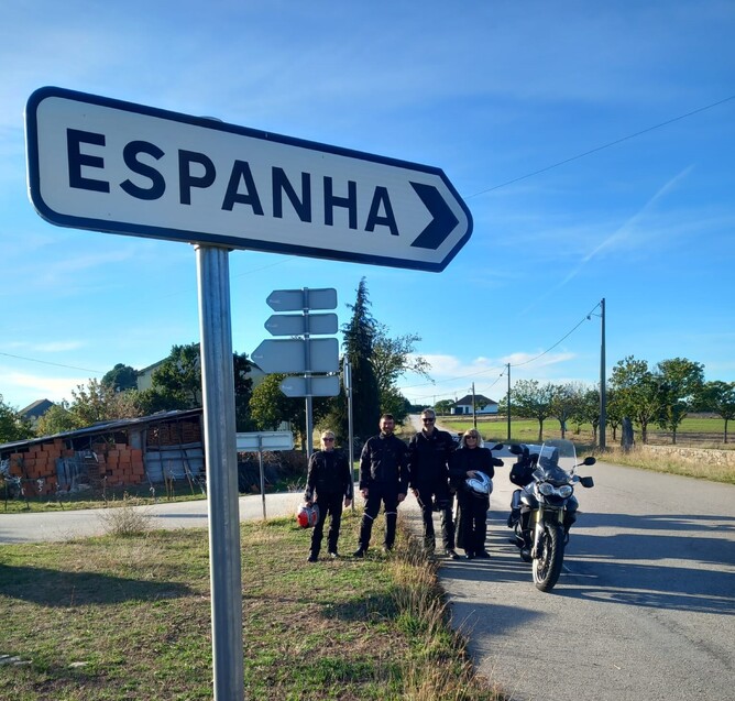 Not much of a border crossing!