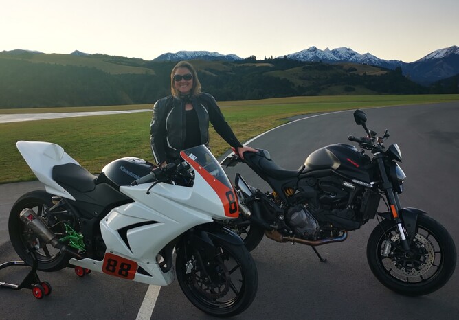 Kelly at Rodin private track 📸 credit Edson