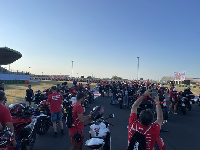 All line up on the track