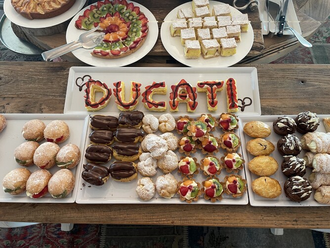 Breakfast at the hotel